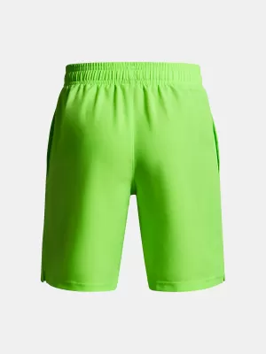 Fantovske kratke hlače UNDER ARMOUR UA TECH WOVEN WORDMARK SHORT 1383341-389 ZELENA