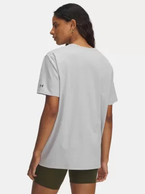 Ženska majica s kratkimi rokavi UNDER ARMOUR RIVAL OS CAMPUS TEE 6007883-011 SIVA