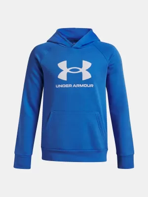 Fantovski pulover UNDER ARMOUR UA RIVAL FLEECE BL HOODIE 1379791-402 MODRA