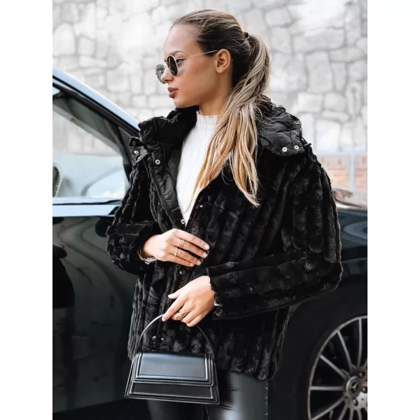  Ženska jakna DSTREET TY5276 ČRNA 