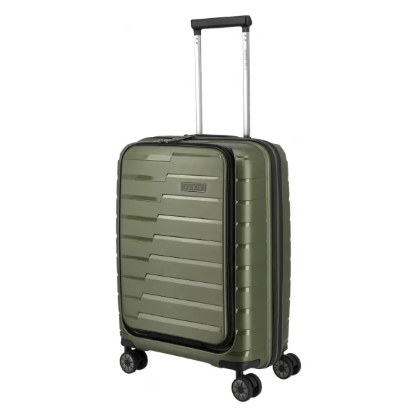  Kovček TRAVELITE AIR BASE 4W S FRONT POCKET OLIVNO 