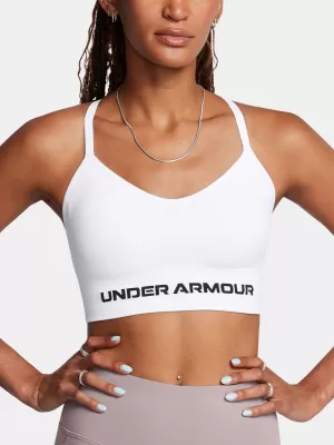 Ženski nedrček UNDER ARMOUR VANISH SEAMLESS LOW BRA 1384417-100 BELA