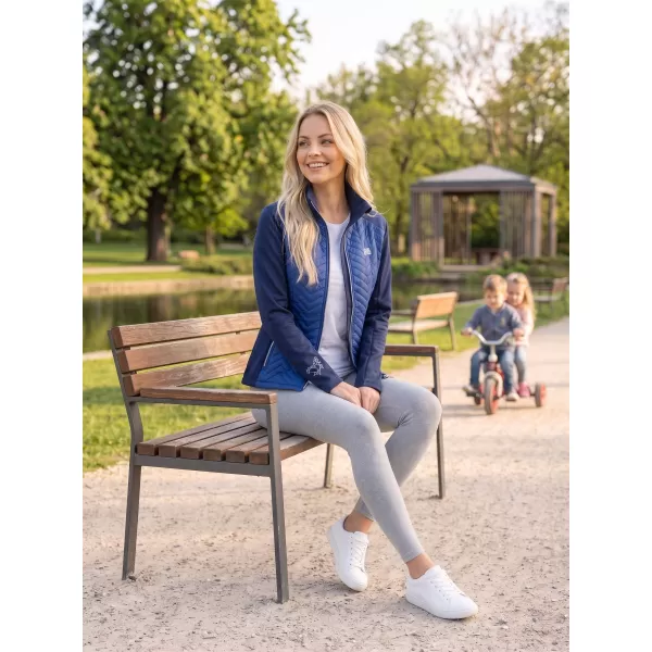  Ženska hibridna jakna ALTISPORT GAIL TEMNO MODRA 