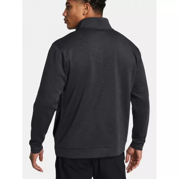  Moški pulover UNDER ARMOUR UA DRIVE MIDLAYER PULLOVER 1387124-001 ČRNA 