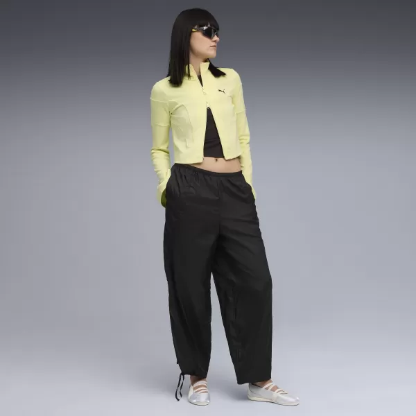  Ženska jakna PUMA DARE TO SLIM CROPPED TRACK JACKET 63214635 ZLATA LUNA 