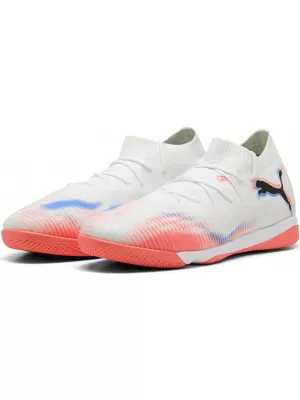 Škornji PUMA FUTURE 8 MATCH IT 10859801 WHITE/ BELA/PUMA ČRNA/ŽAREČA RDEČA