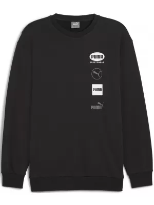 Moška jopica PUMA POWER GRAPHIC CREW 68275101 PUMA ČRNA