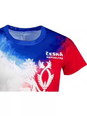 Ženska vrhunska majica s kratkimi rokavi ALTISPORT VOJ/ALW118TR01 ZASTAVA/LEVI