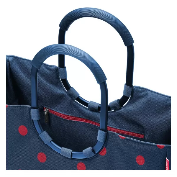 Ročna torbica REISENTHEL LOOPSHOPPER L FRAME MEŠANE RDEČE PIKE 