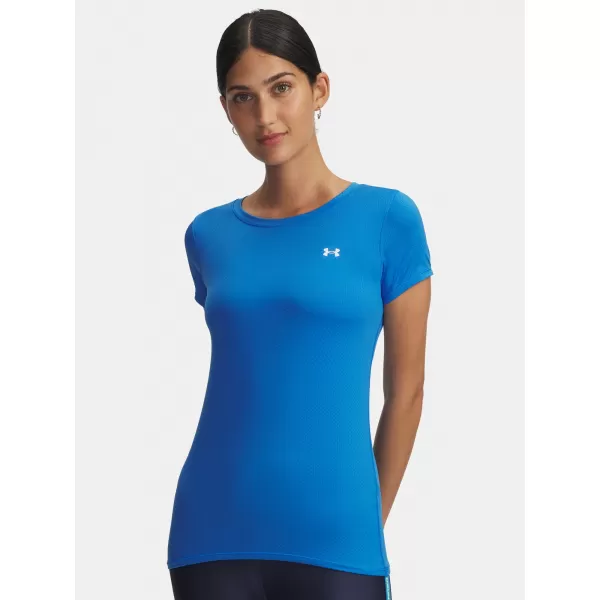  Ženska majica s kratkimi rokavi UNDER ARMOUR TECH MESH SS 1328964-402 MODRA 
