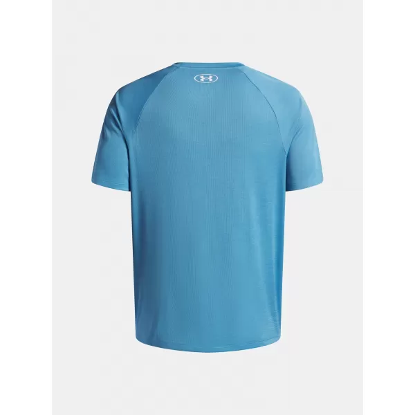  Moška majica s kratkimi rokavi UNDER ARMOUR UA TECH TEXTURED SS 1382796-453 MODRA 