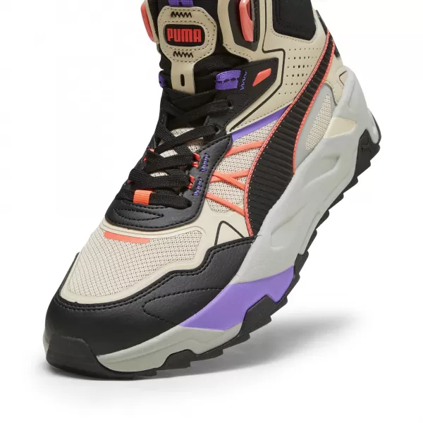  Škornji PUMA TRINITY MID HYBRID 39232703 GRANOLA/ČRNA/OGNJENA KORALA 