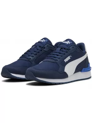 Otroški čevlji PUMA ST RUNNER V4 NL JR 39973909 PERZIJSKO MODRA/BELA/MT MODRA