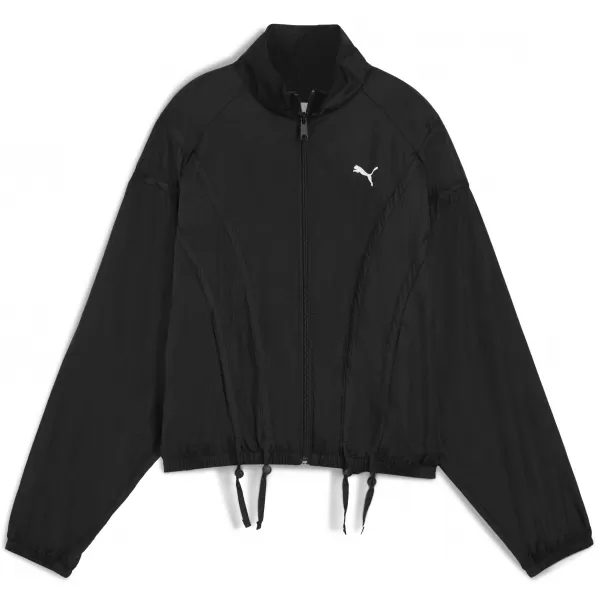  Ženska jakna PUMA DARE TO OVERSIZED WOVEN JACKET 63214801 ČRNA PUMA 