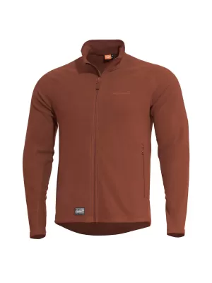Pulover PENTAGON ARKOS FLEECE K08033 KOSTANJEVA RDEČA