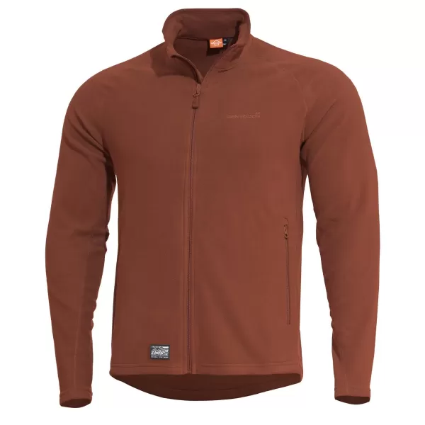  Pulover PENTAGON ARKOS FLEECE K08033 KOSTANJEVA RDEČA 