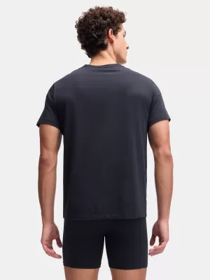 Moška majica s kratkimi rokavi UNDER ARMOUR M UA PERF COTTON CREW NECK-2PK 6007621-001 ČRNA