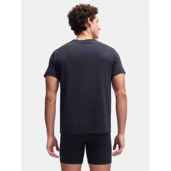  Moška majica s kratkimi rokavi UNDER ARMOUR M UA PERF COTTON CREW NECK-2PK 6007621-001 ČRNA 