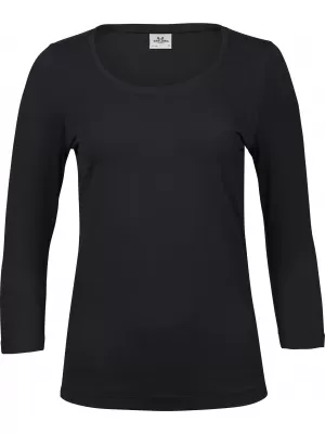 Ženska majica s kratkimi rokavi TEE JAYS | TJ 460 ČRNA