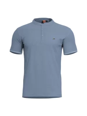 Majica s kratkimi rokavi PENTAGON LEVANTES HENLEY T-SHIRT STRIPES K09025 ZORA MODRA
