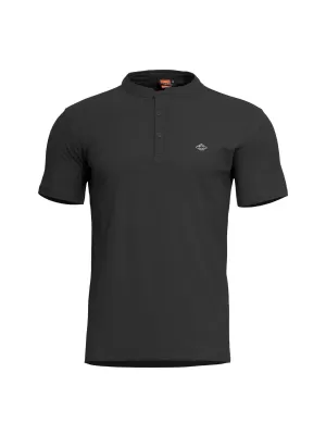 Majica s kratkimi rokavi PENTAGON LEVANTES HENLEY T-SHIRT K09025 ČRNA