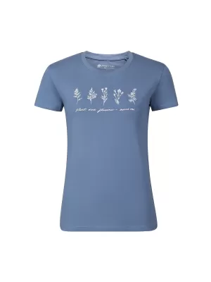 Bombažna majica ALPINE PRO NORDA MODRO