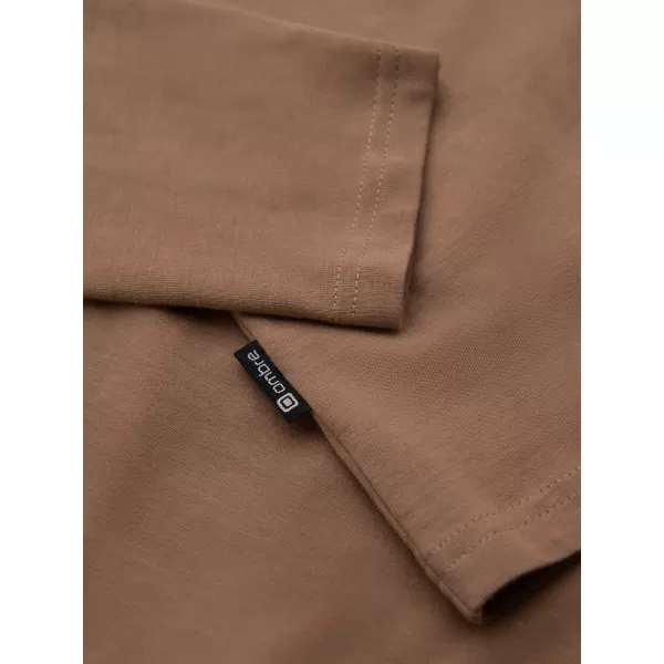  Srajca OMBRE OM-LSPT-0131 SVETLO RJAVA 