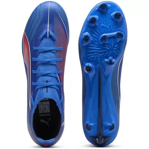  Moški čevlji PUMA ULTRA 6 MATCH FG/AG 10851401 ULTRA MODRA/BELA/ŽAREČA RDEČA 