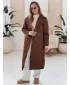 Ženska jakna DSTREET TY4939 RJAVA