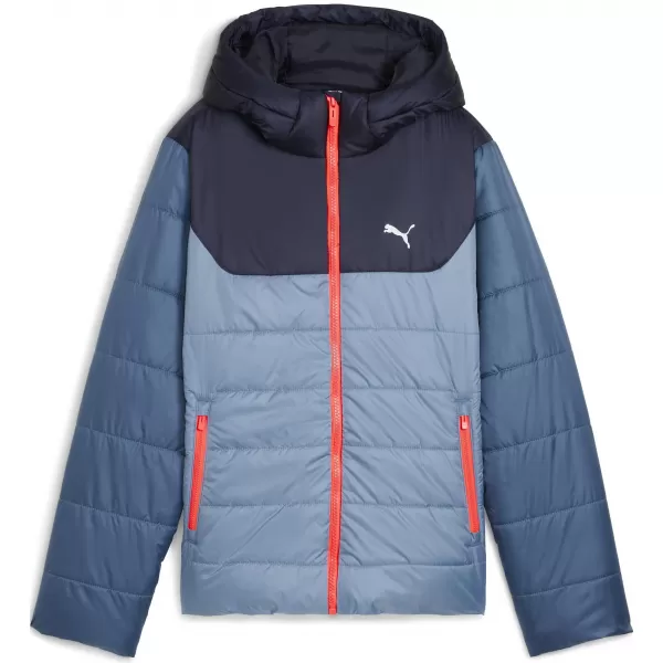  Jakna PUMA ESS HOODED PADDED JACKET 68522634 KUL MODRA 