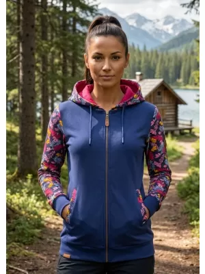 Damske trenirke ALTISPORT GALAH TEMNO MODRA