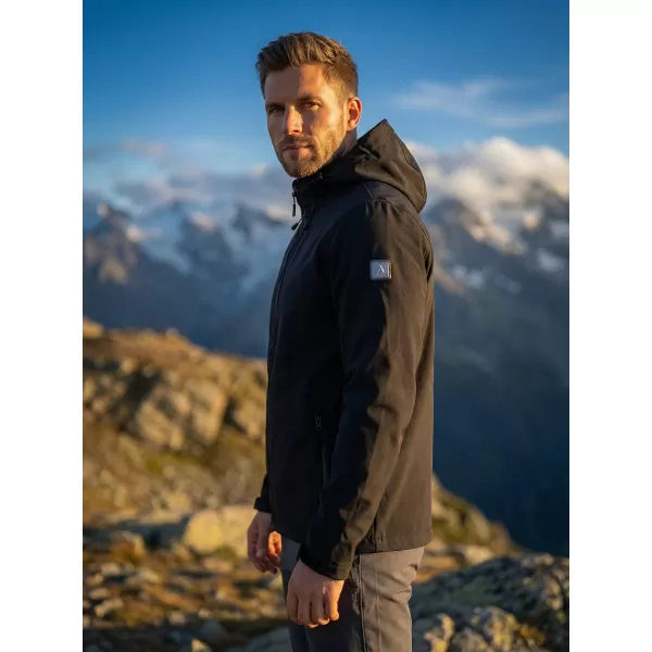  Moška softshell jakna ALTISPORT NEWET ČRNA 
