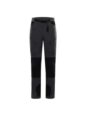 Moške softshell hlače ALPINE PRO AKAN 2 TEMNO SIVA