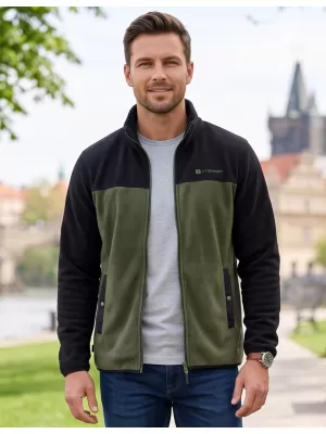 Moški pulover iz flisa ALTISPORT GAMEL KAKI