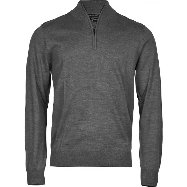  Moški pulover TEE JAYS | TJ 6010 SIVI MELANŽ 
