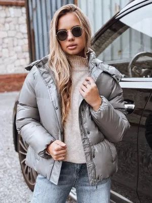 Ženska jakna DSTREET TY5191 TEMNO SIVA