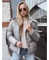 Ženska jakna DSTREET TY5191 TEMNO SIVA