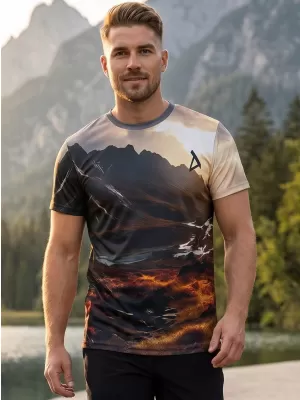 Moška vrhunska majica za prosti čas ALTISPORT VOJ/ALM116TR06 SKALE