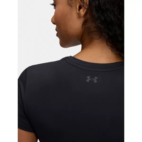  Ženska majica s kratkimi rokavi UNDER ARMOUR MERIDIAN CORE SS 6000341-001 ČRNA 