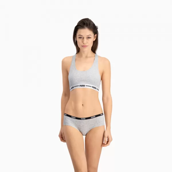  Hlačke PUMA WOMEN HIPSTER 2P PACK 90785205 SIVA/SIVA 