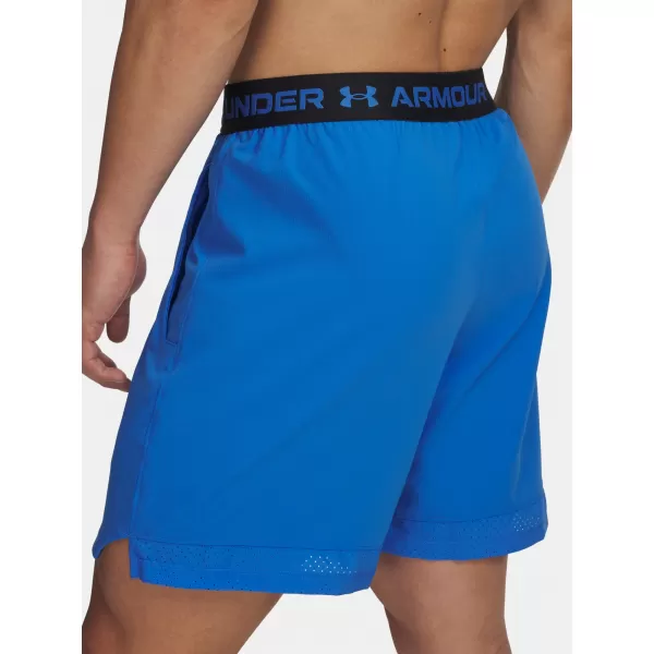  Moške kratke hlače UNDER ARMOUR UA VANISH WOVEN 6IN SHORTS MODRA 