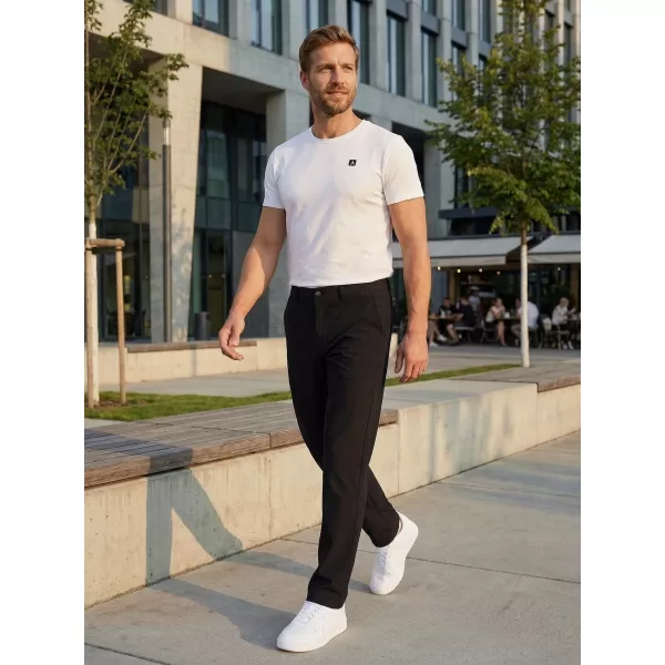  Moške hlače ALTISPORT ATS TROUSER SLIM-FIT ČRNA 