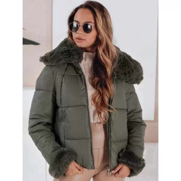  Ženska jakna DSTREET TY5068 ZELENO 
