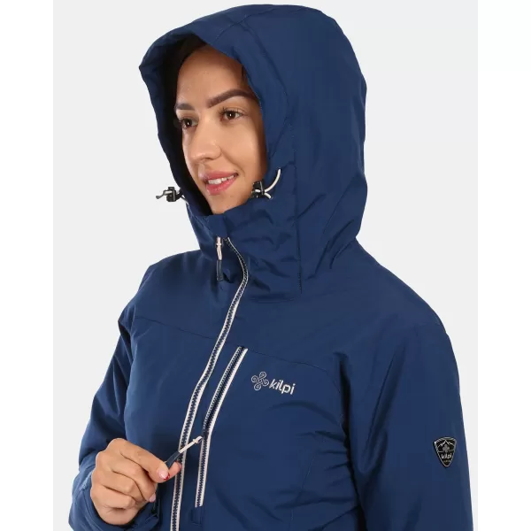 Ženska smučarska jakna KILPI FLIP-W ZL0110KI TEMNO MODRA 