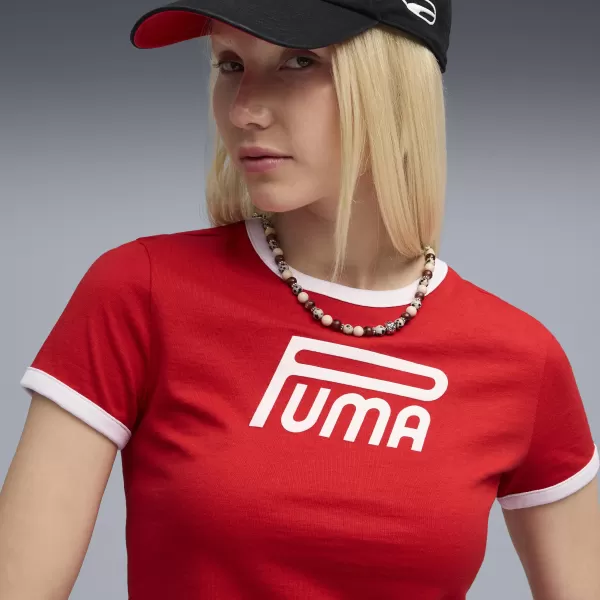  Ženska majica s kratkimi rokavi PUMA FUTURE ZA VSE ČASE RDEČE 