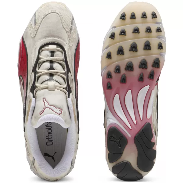  Moški čevlji PUMA INHALE DISTRESSED 40453202 ALPSKI SNEG/ZA VES ČAS RDEČ 