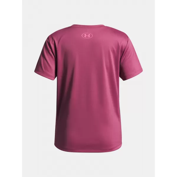  Dekliška majica s kratkimi rokavi UNDER ARMOUR TECH VARSITY GRAPHIC SS 6007917-659 RDEČA 