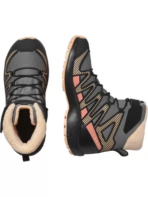 Otroški čevlji SALOMON XA PRO V8 WINTER WATERPROOF J KOSITRNA/ČRNA/BRESKOVA DLAKA