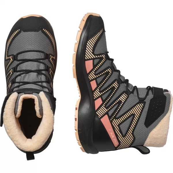  Otroški čevlji SALOMON XA PRO V8 WINTER WATERPROOF J KOSITRNA/ČRNA/BRESKOVA DLAKA 