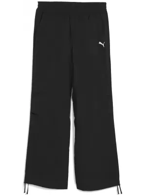 Moške hlače PUMA WARDROBE ESS OVERSIZED PARACHUTE PANTS WV OP 63206801 ČRNA PUMA